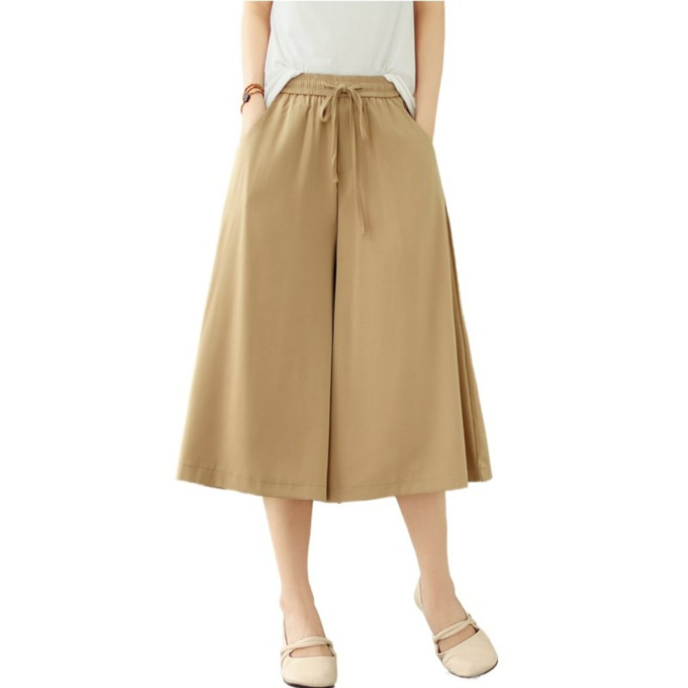 Capri Pants for Women Casual Summer, Capri Women Pockets, Wide Leg Capri Pants